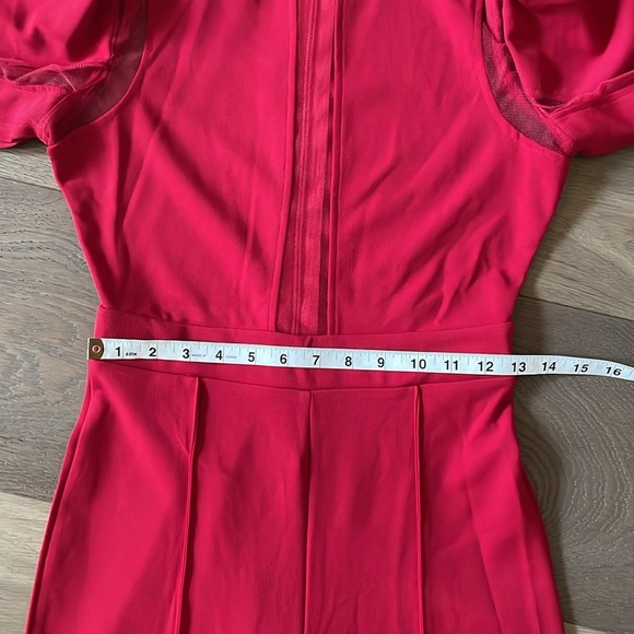 Elegant Red Jumpsuit - Picture 3 of 9